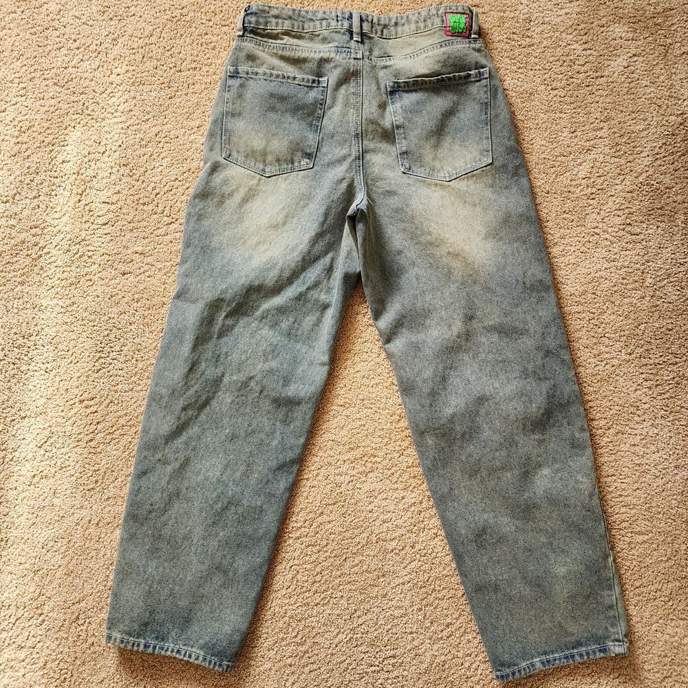Empyre Tori Jeans Baggy Light wash Skater Punk Grunge‎ womens size 12 - Picture 4 of 13